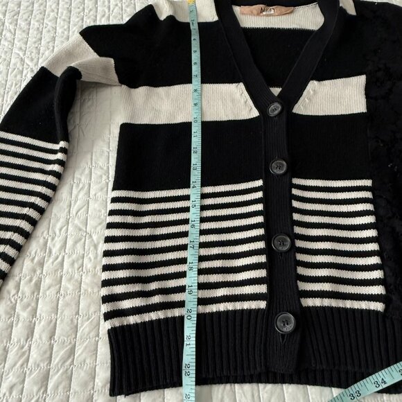 No. 21 Womens Stripe Lace Cardigan, M - Picture 10 of 12
